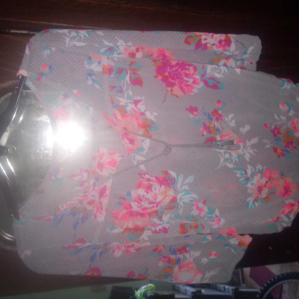 Floral Sheer Blouse